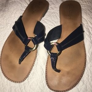 Lilly Pulitzer Sandals in navy size 11